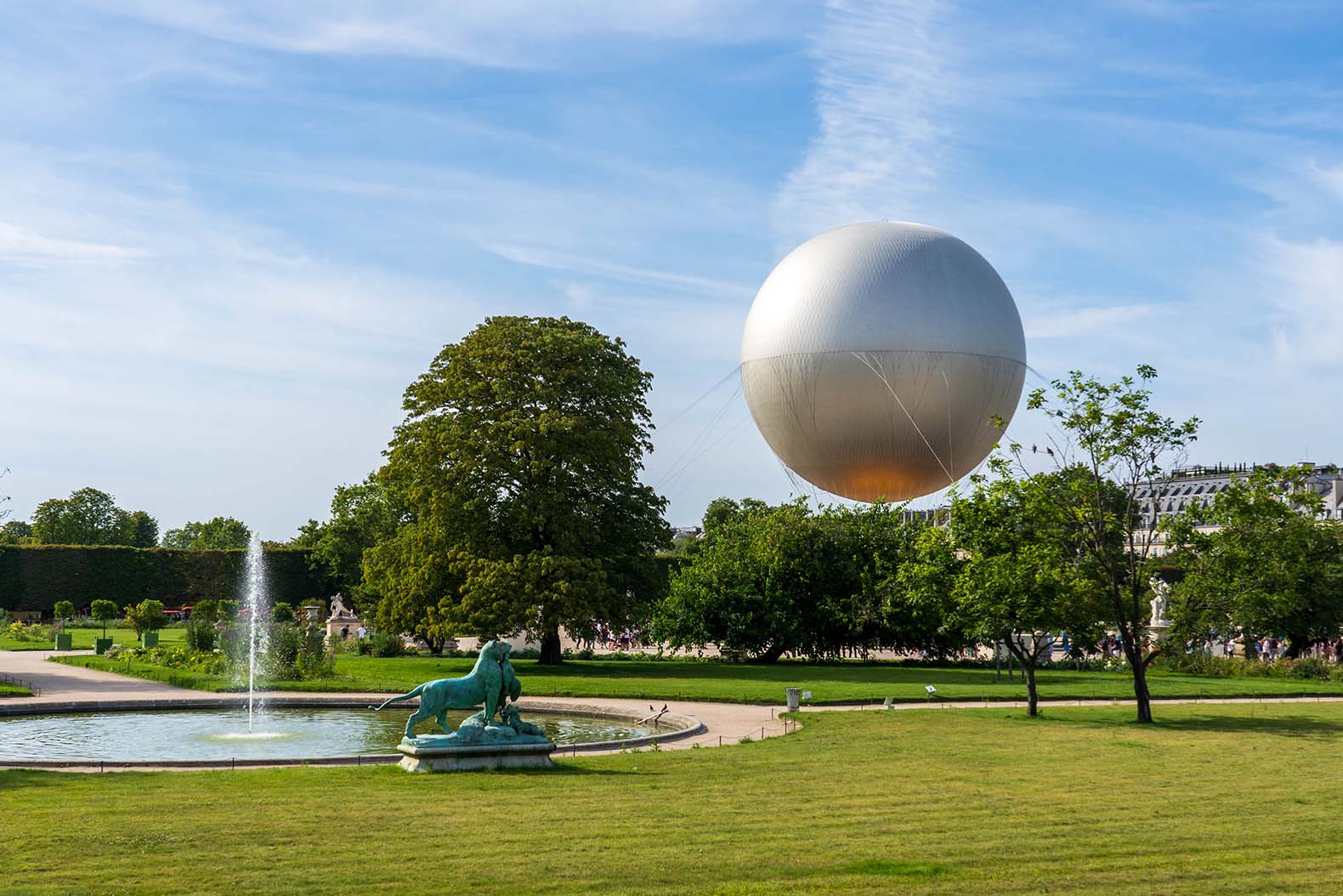 Olympic Vasque landed in the Tuileries, 2024, Paris